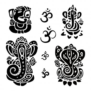 Hindu tanrısı Ganesha. Ganapati