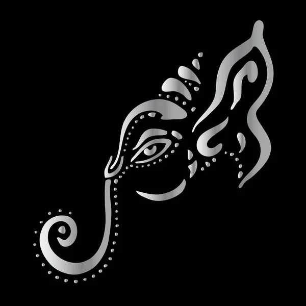 Seigneur Ganesha. Ganapati — Image vectorielle