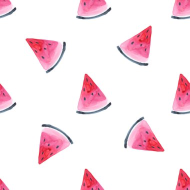 Karpuz dilimleriyle kusursuz desen