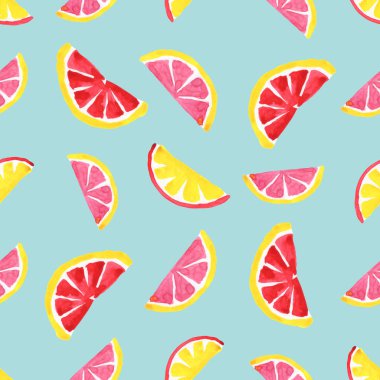 Tropikal desen egzotik meyve. Sorunsuz arka plan