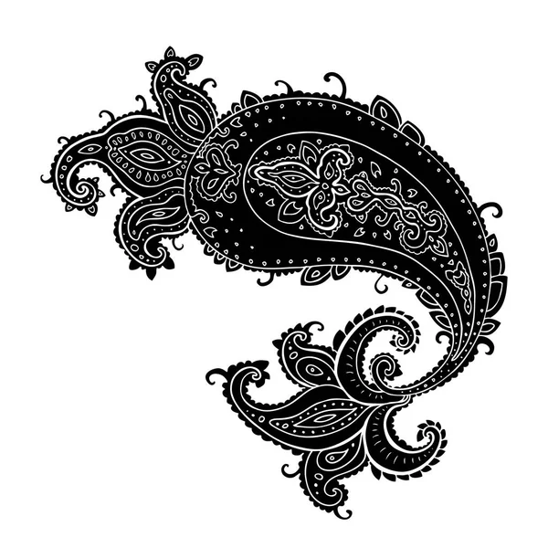 Paisley. etnische sieraad. vectorillustratie geïsoleerd — Stockvector