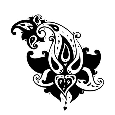 desenli arka plan. çizilmiş süsleme el.