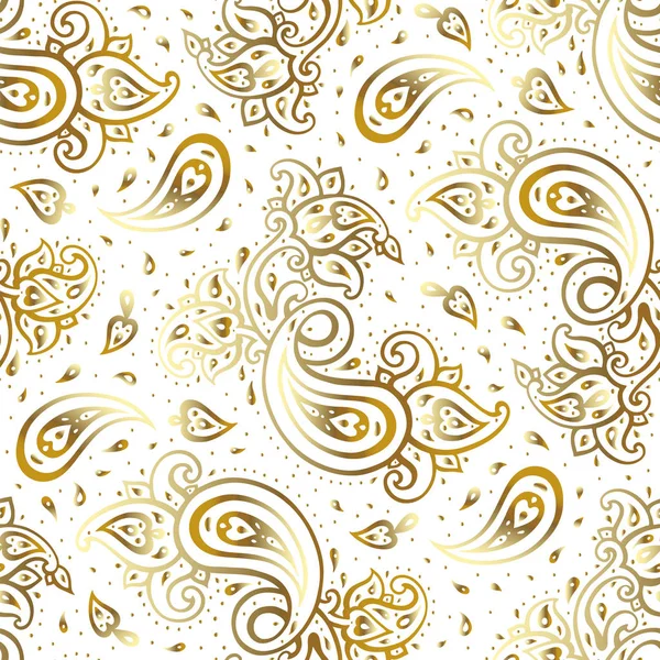 Paisley background. Ornamento desenhado à mão . —  Vetores de Stock