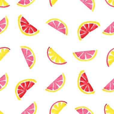 Tropikal desen egzotik meyve. Sorunsuz arka plan