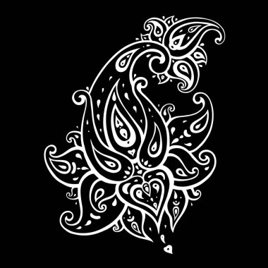 desenli arka plan. çizilmiş süsleme el.