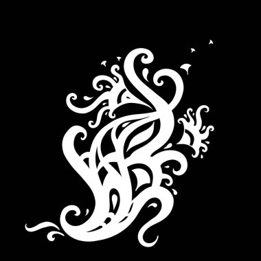 desenli arka plan. çizilmiş süsleme el.