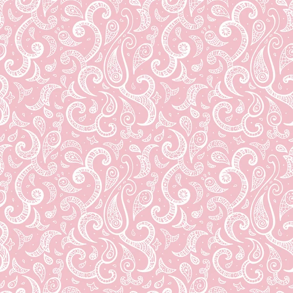 Paisley-Hintergrund. Handgezeichnetes Ornament. — Stockvektor