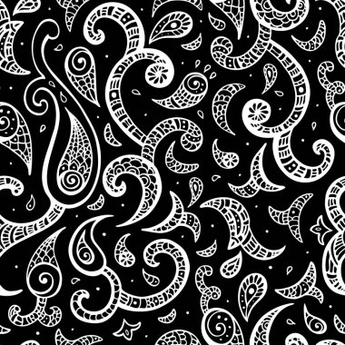 desenli arka plan. çizilmiş süsleme el.