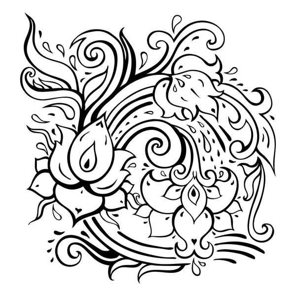 Paisley. Ethnic ornament. Vector illustration isolated — Stock Vector