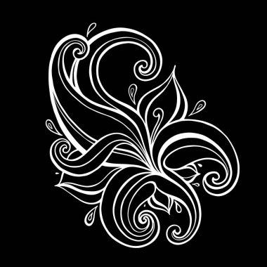 Paisley. etnik süs. vektör illüstrasyon izole