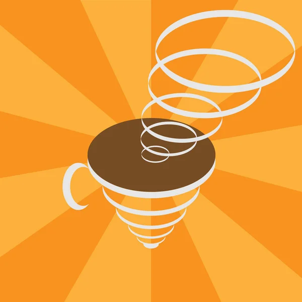 Kahve özgün iş logo vektör — Stok Vektör