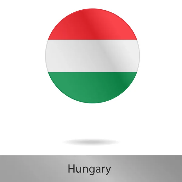 Macaristan yuvarlak gölge simgesiyle