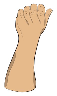 vektör çizim çizim yumruk