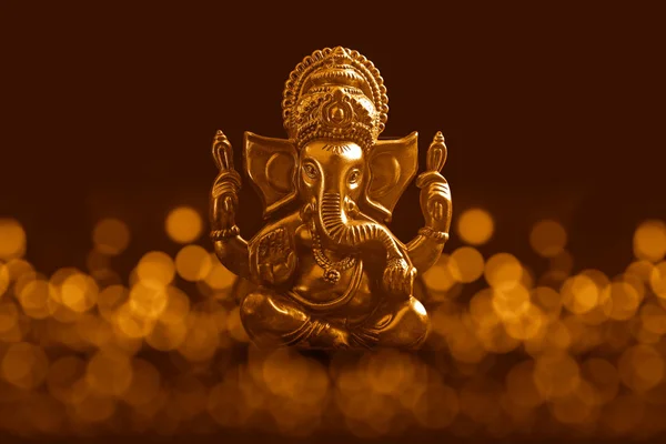 Senhor Ganesha com Blured bokhe fundo — Fotografia de Stock