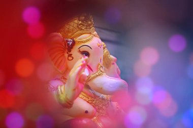 Lord ganesha heykelinin paris alçı