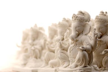 Lord ganesha heykelinin paris alçı