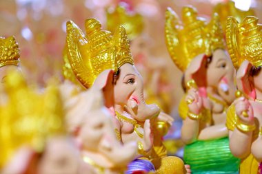 Lord ganesha heykelinin paris alçı