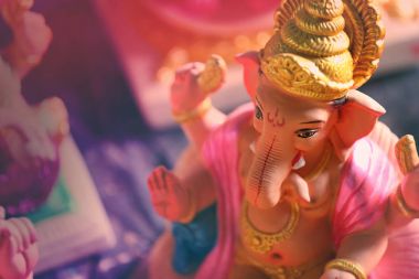 Lord ganesha heykelinin paris alçı