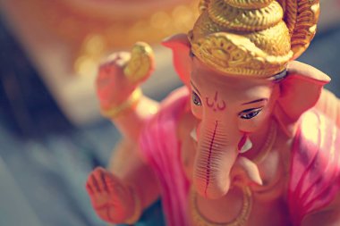 Lord ganesha heykelinin paris alçı