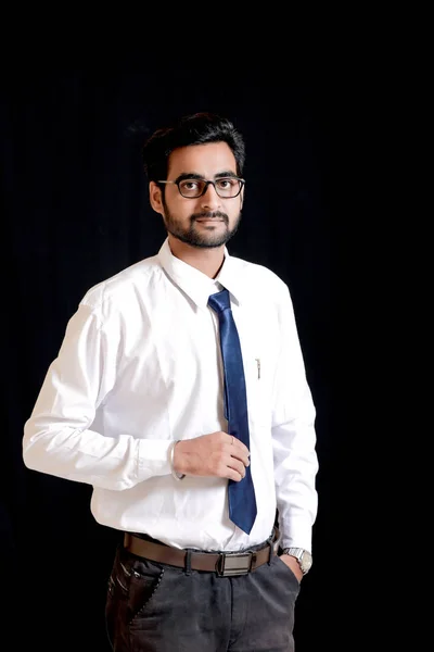 Indian young man on spectacles — Stock Photo, Image