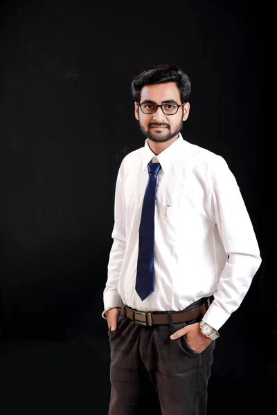 Indian young man on spectacles — Stock Photo, Image