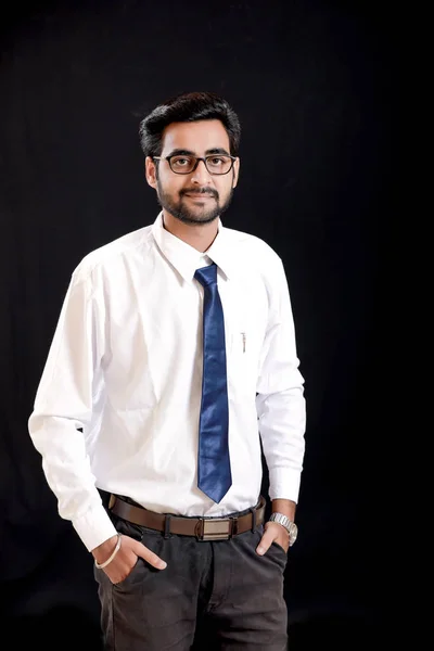 Indian young man on spectacles — Stock Photo, Image