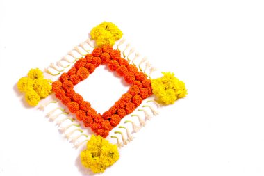 kadife çiçeği çiçek rangoli sanat