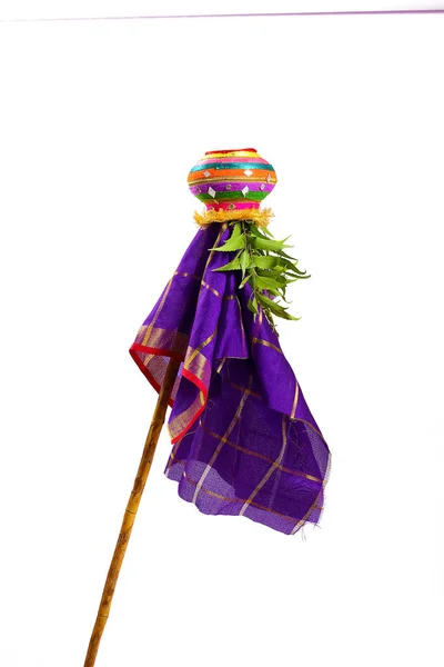 Gudi Padwa Marathi Ano Novo Índio Festival Gudi Padwa — Fotografia de Stock