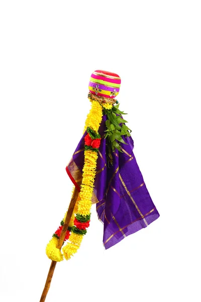 Gudi Padwa Marathi Año Nuevo Indio Festival Gudi Padwa —  Fotos de Stock