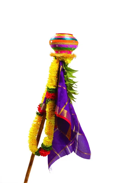 Gudi Padwa Marathi Nyår Indiska Festival Gudi Padwa — Stockfoto