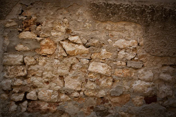 Fragment av den gamla stadsmuren — Stockfoto