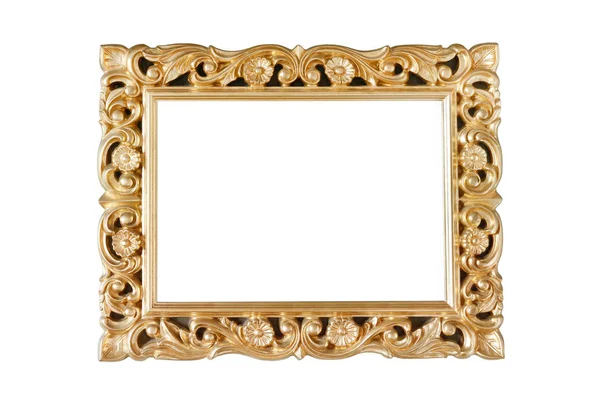 Gilded antique frame for a picture — Stock Photo, Image