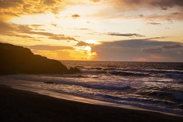 Seascape with sunset — Stock Photo, Image