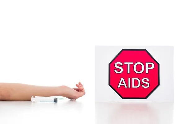 Keş AIDS öldü — Stok fotoğraf