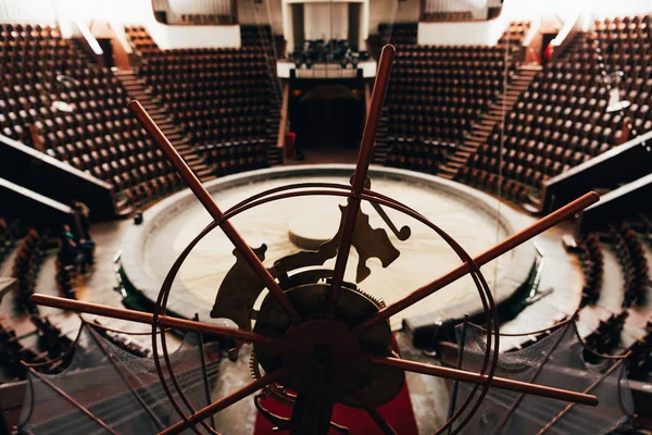 Selective Focus Stage Equipment Circus Arena — Stock Photo, Image