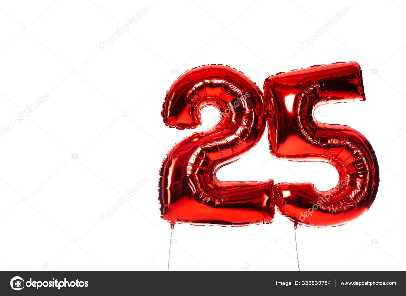 minimum Klage Dele 25号红色气球白色孤立— 图库照片©AndrewLozovyi＃333839754
