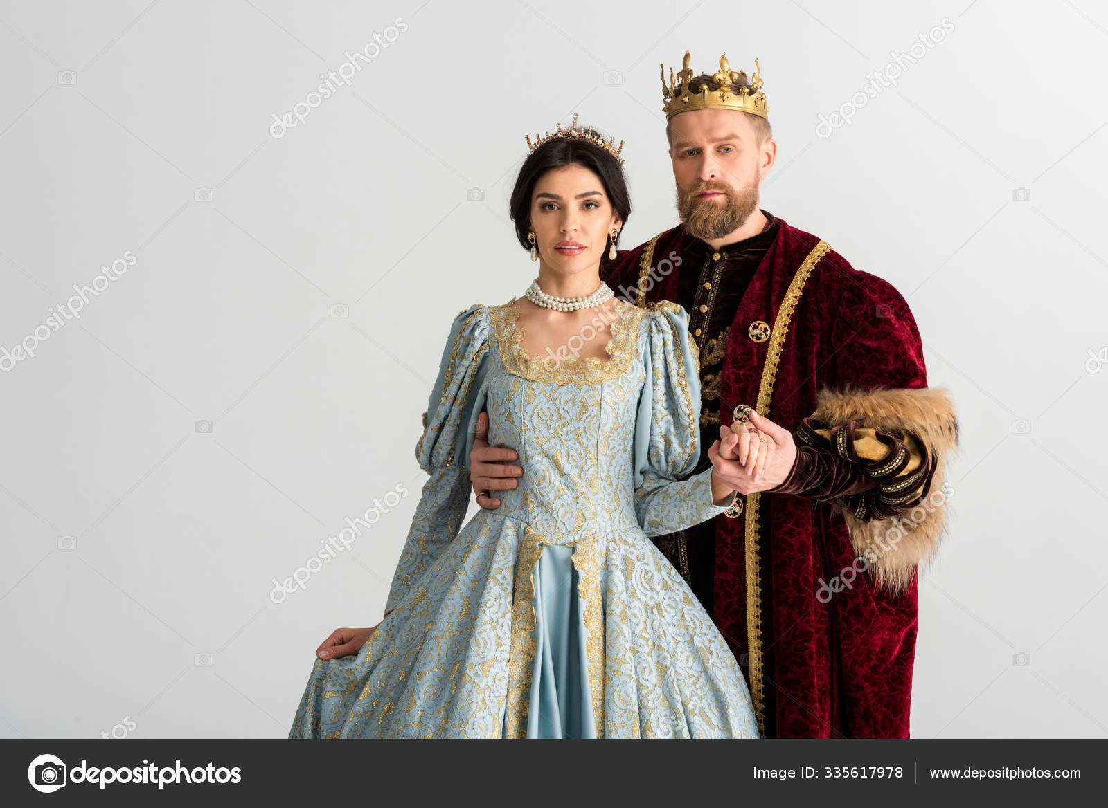 Portrait Of A King Queen High-Res Stock Photo - Getty Images