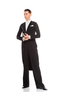 Beyaz tenli, zarif, genç balo dansçısı.