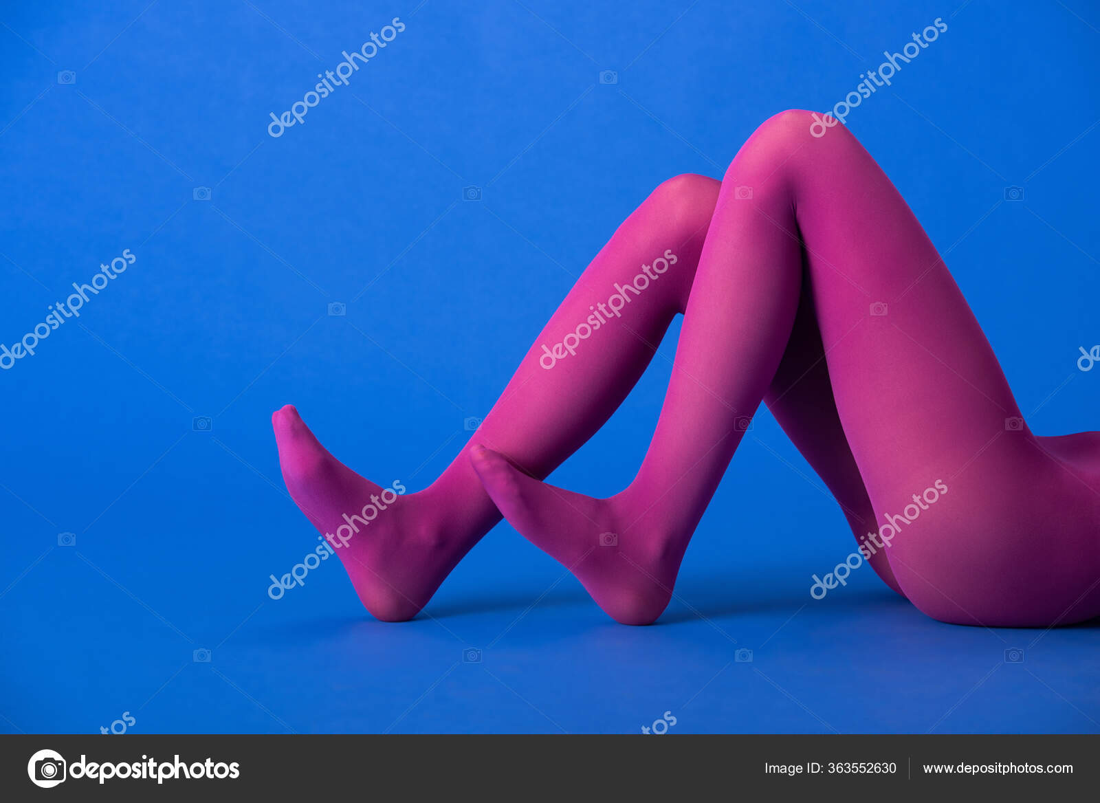 bright purple tights