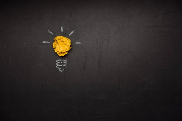 Light bulb symbol — Stock Photo