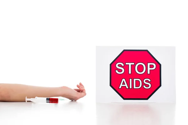 Junkie starb an Aids — Stockfoto