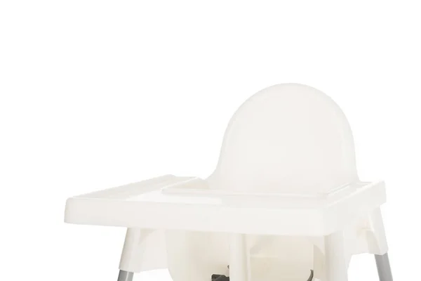 Closeup view of highchair isolated on white background — Stock Photo