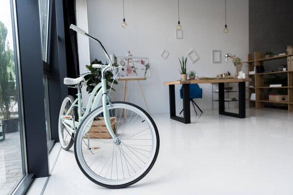 bicycle in creative office  