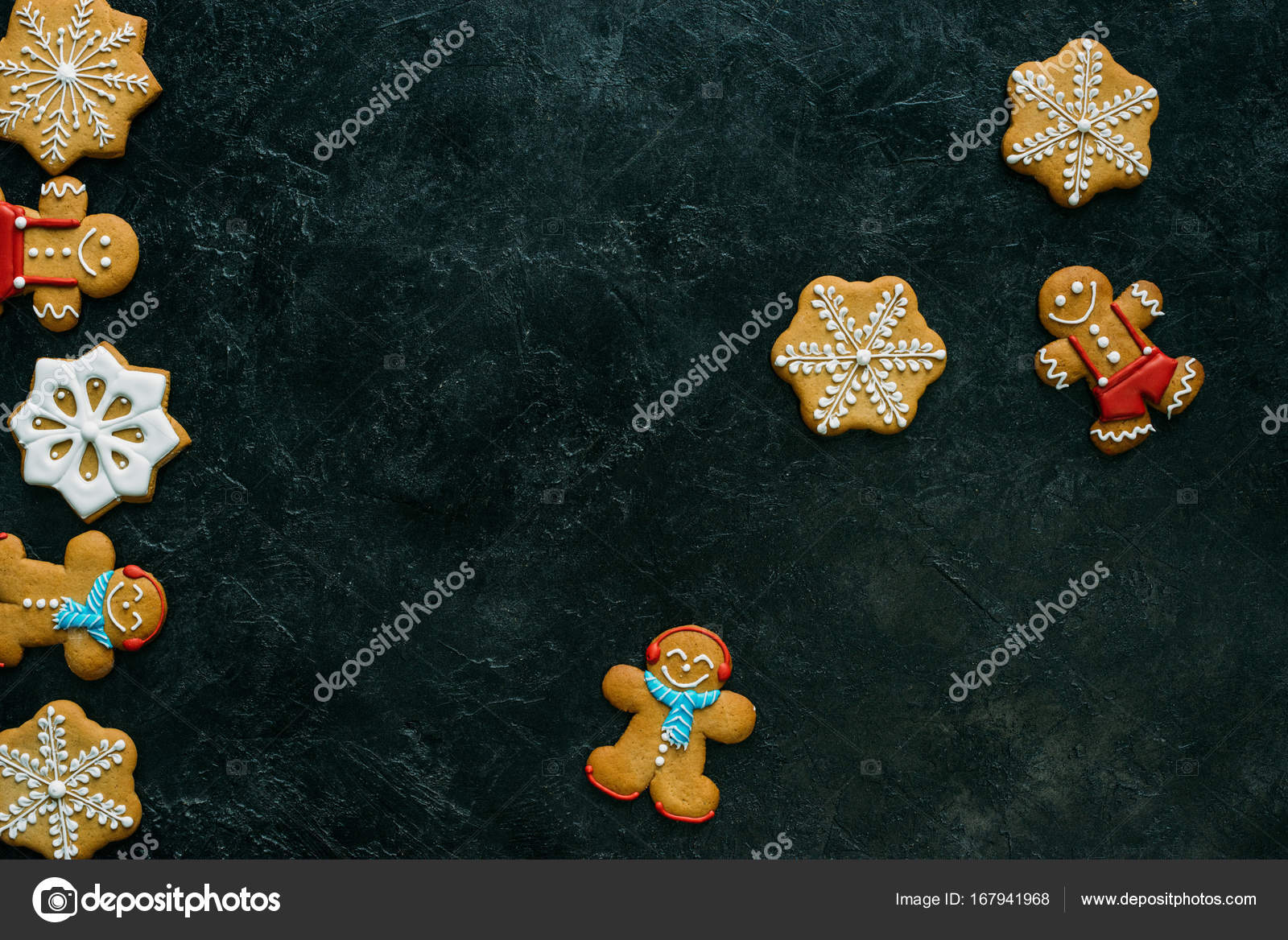 Hausgemachter Lebkuchen mit Zuckerglasur — Stockfoto © ViktoriaSapata ...