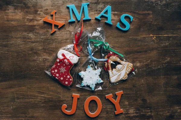 Panes de jengibre caseros de Navidad — Foto de Stock