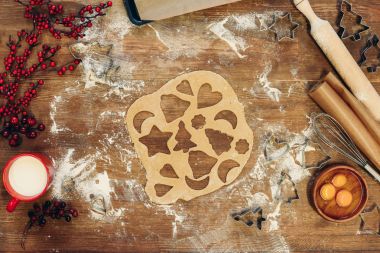 hamur için Noel kurabiyeleri
