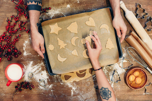 Рождественские пироги на выпечке
