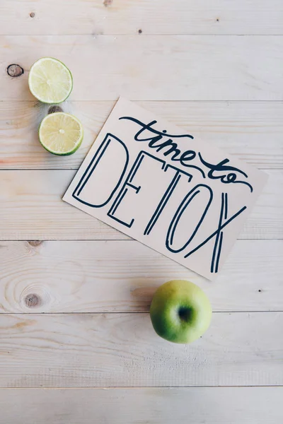 zaman kartı ve organik gıda Detoks için