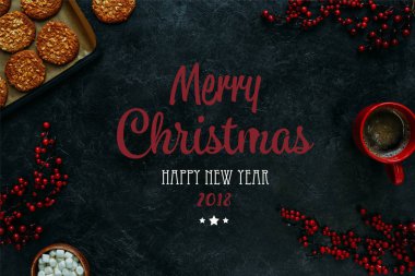 Merry Christmas greeting clipart
