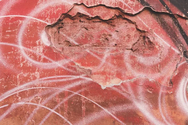 Eski kırmızı duvar — Stok fotoğraf